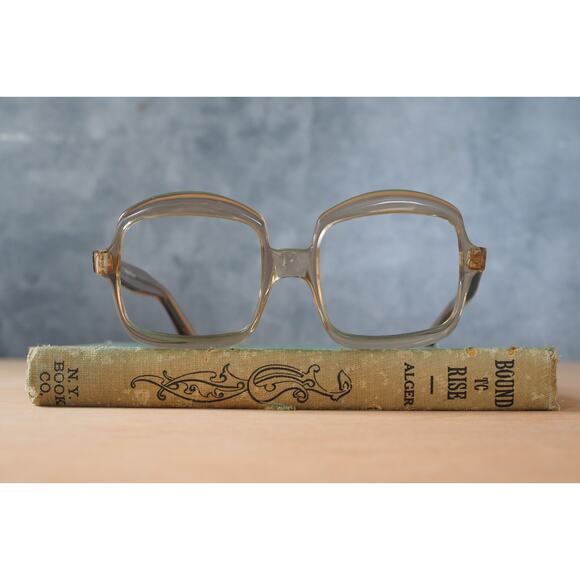 Vintage 1960s Eyeglasses SJ Frame France NOS Retro Grandma Chic Pop Art main image 10